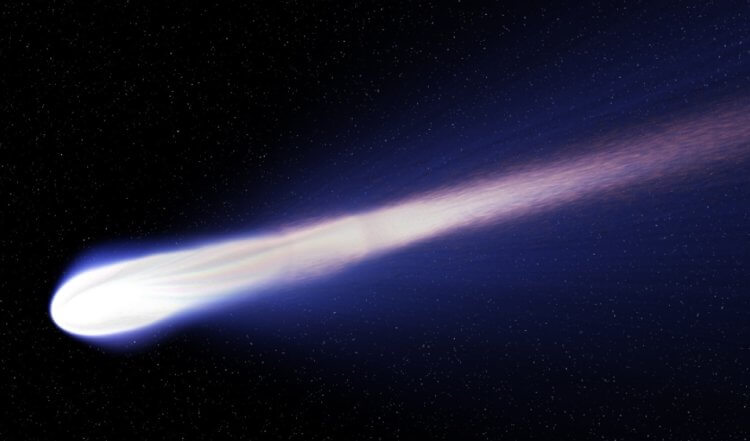 Кометное происхождение астероида Рюгу. Возможно, когда-то давно астероид Рюгу выглядел так. Фото.