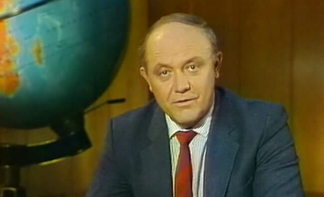 Юрий Сенкевич в программе «Клуб путешественников». Фото.