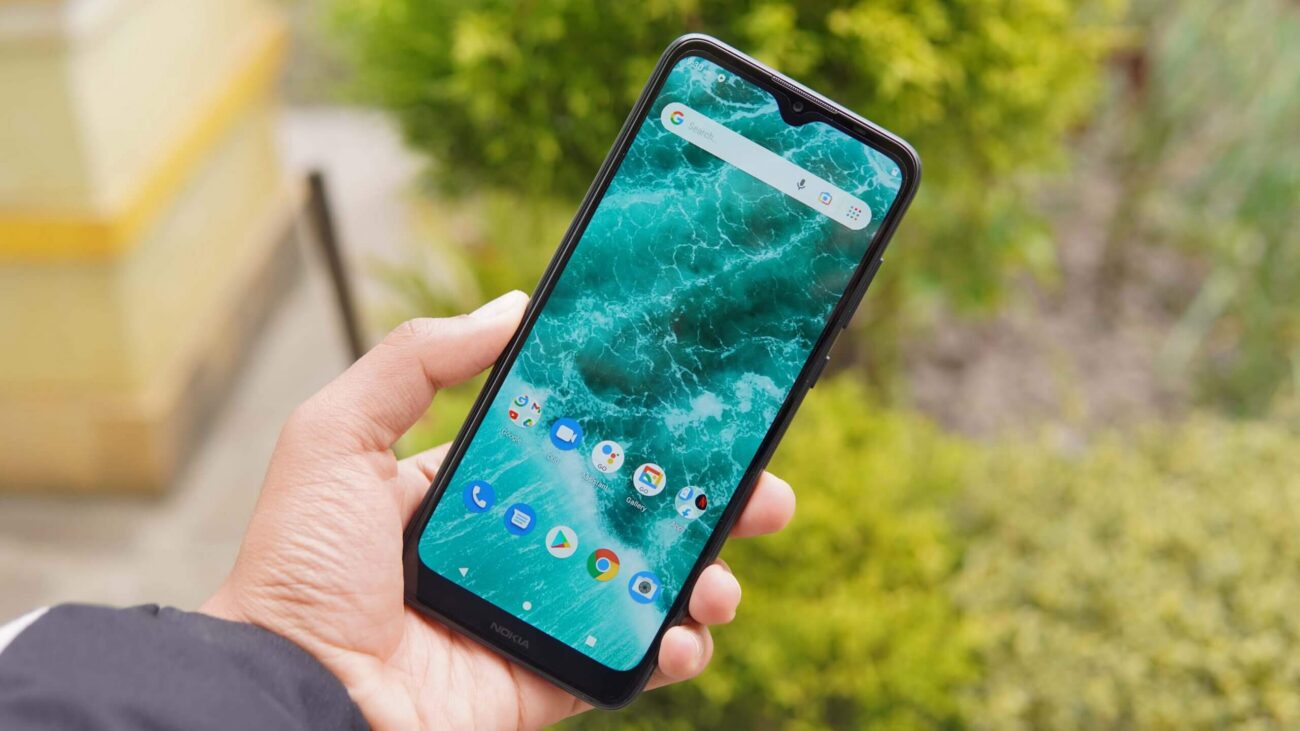 У Nokia C30 очень большой и классный экран. Фото.