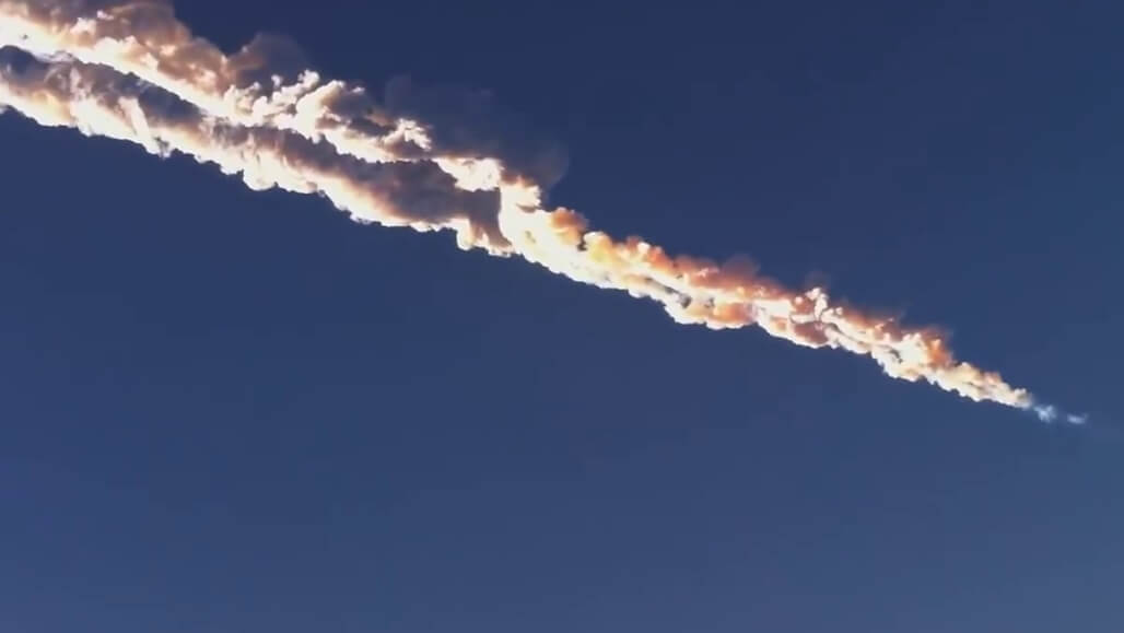 След падения челябинского метеорита. Фото.