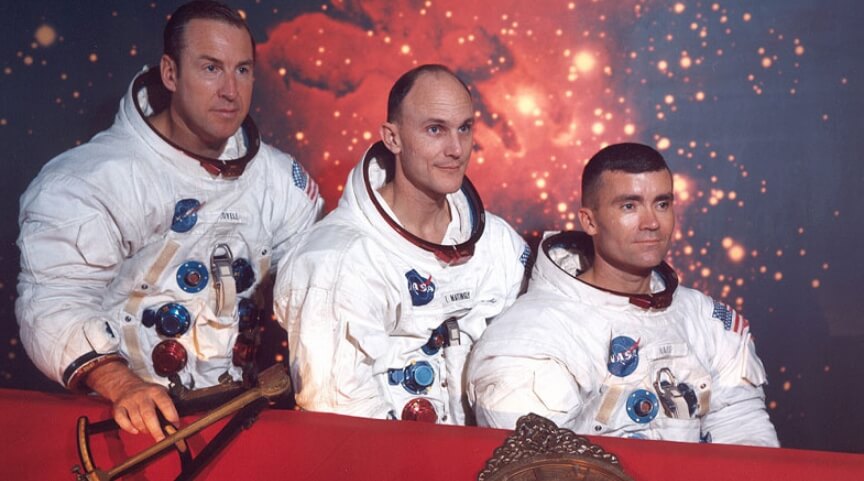 Экипаж миссии «Аполлон-13». Фото.