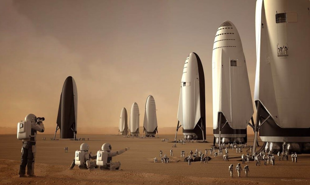 Кажется, именно так выглядит счастливое будущее по мнению Илона Маска. Фото.