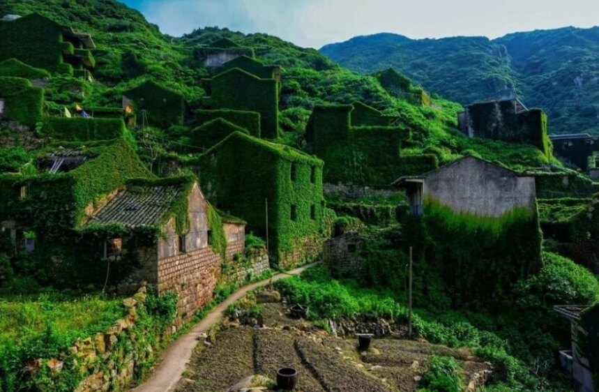 История китайской деревни Хутуван. Улицы деревни Хутуван. Фото.