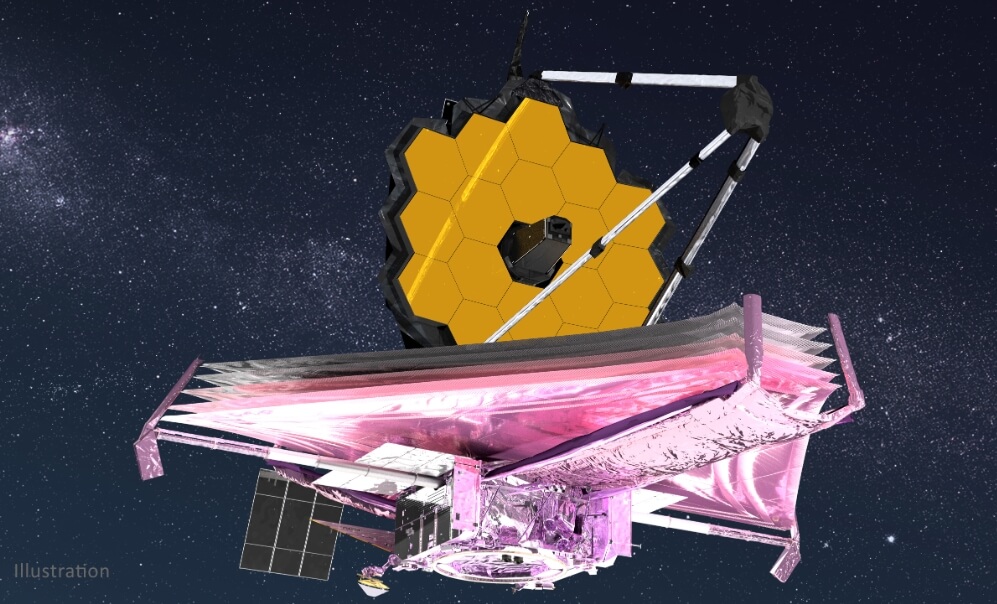 Охлаждение телескопа Джеймса Уэбба. Чтобы фотографии космоса были максимально качественными, телескоп должен быть холодным. Фото.