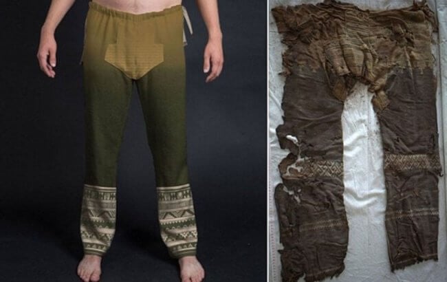 Чем самые старые штаны возрастом 3000 лет удивили археологов? Фото.