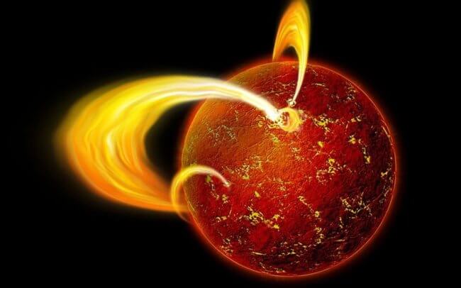 Как пятна на Солнце влияют на космическую погоду? Фото.