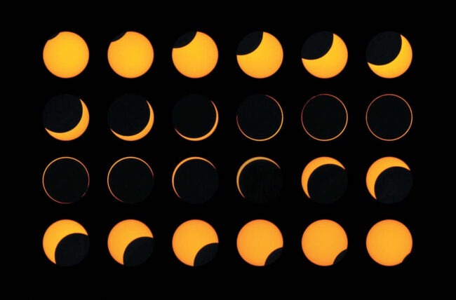 Как наблюдать за солнечным затмением? Отсутсвие защиты для глаз (или его неправильное использование) может привести к ожогу сетчатки и повреждению глаз. Фото.