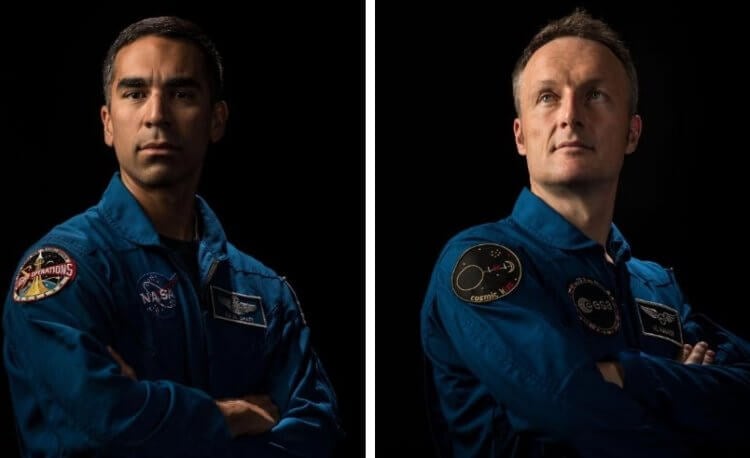 Вышедших в открытый космос астронавтов впервые увидели с Земли