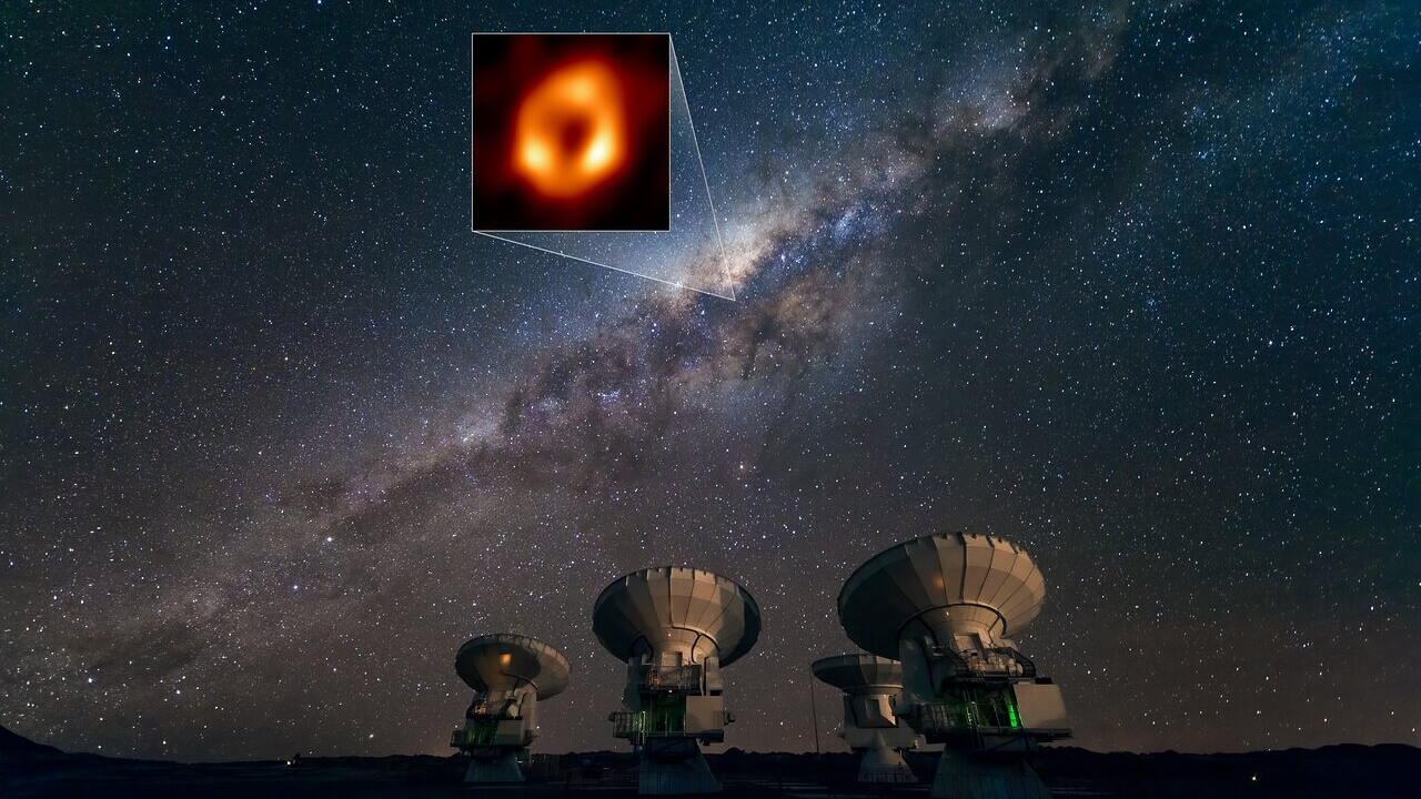 Pho tooo <p>На протяжении многих лет ученые мечтали заглянуть в сердце Млечного Пути. Удивительно, но их мечта наконец сбылась: с помощью сети обсерваторий проекта „Телескоп горизонта событий“ (EHT) астрономы опубликовали первое в истории изображение Стрельца А* - сверхмассивной черной дыры в центре Галактики. Ее масса превышает солнечную в 4 миллиона раз. Этот космический монстр расположился на расстоянии около 26 тысяч световых лет от Земли и технически увидеть его невозможно. Но так как черные дыры притягивают к себе все объекты поблизости, они окружены светящейся уничтоженной материей, которая кружится над пропастью со скоростью, близкой к скорости света.