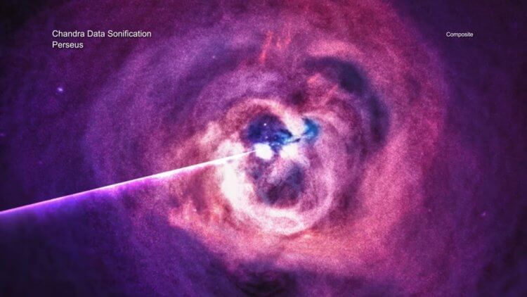 Космическая музыка: как звучат черные дыры. В NASA опубликовали «звучание» чёрной дыры в созвездии Персей. Фото.