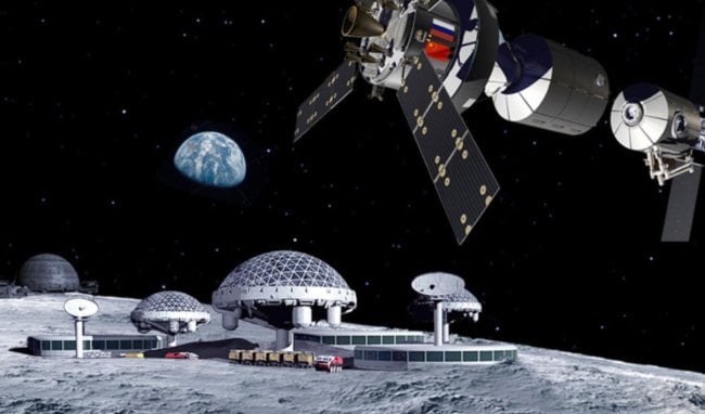 Для чего Китай строит систему спутниковой связи для Луны? Фото.