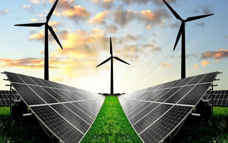 Переход Германии к возобновляемым источникам энергии. К 2030 году Германия планирует перейти на возобновляемые источники энергии. Фото.