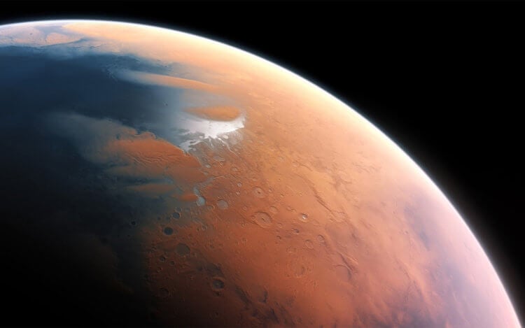 Погода на Марсе. Атмосфера Марса — газовая оболочка, окружающая планету Марс. Существенно отличается от земной атмосферы как по химическому составу, так и по физическим параметрам. Фото.