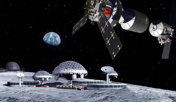 Развитие космоса в Китае. После космической станции Китай хочет построить станцию на Луне. Фото.