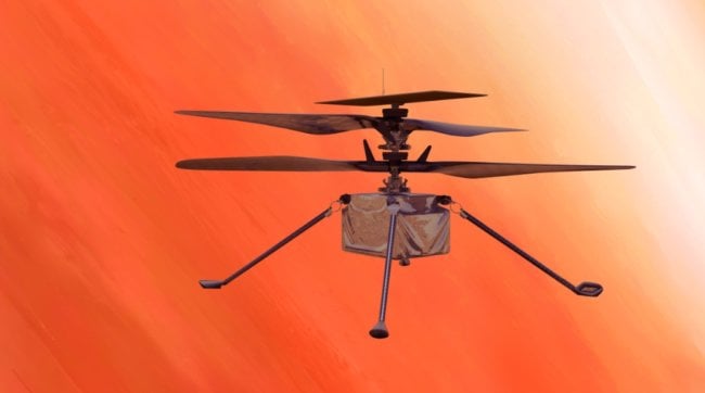 5 удивительных особенностей марсианского вертолета Ingenuity. Фото.