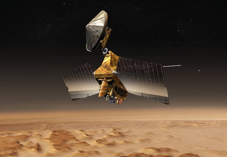 Почему аппарат «Бигль-2» пропал? Орбитальный аппарат Mars Reconnaissance Orbiter. Фото.