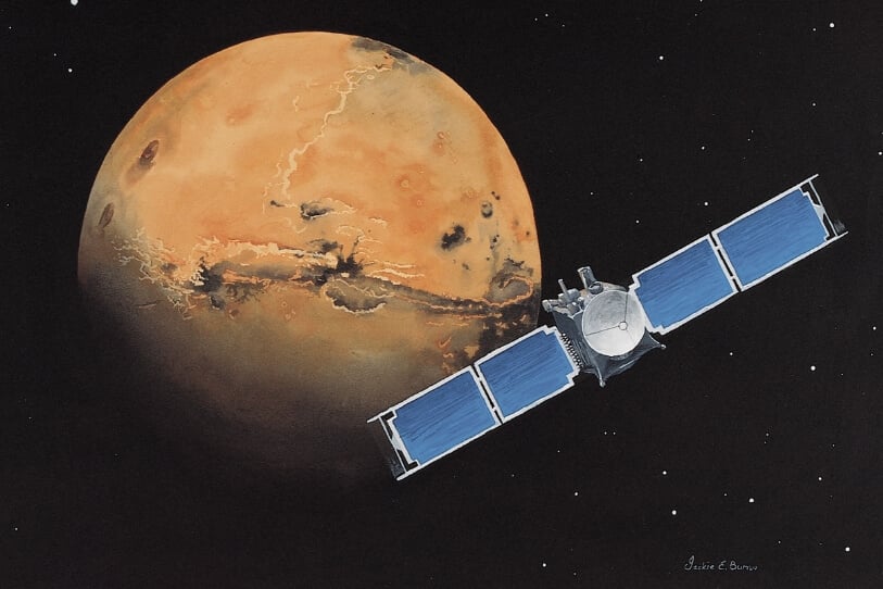Какие открытия совершил «Марс-экспресс»? Изображение потерянного Mars Global Surveyor. Фото.