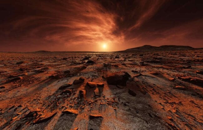 Почему ученые считают, что в марсианской почве может существовать жизнь. Фото.