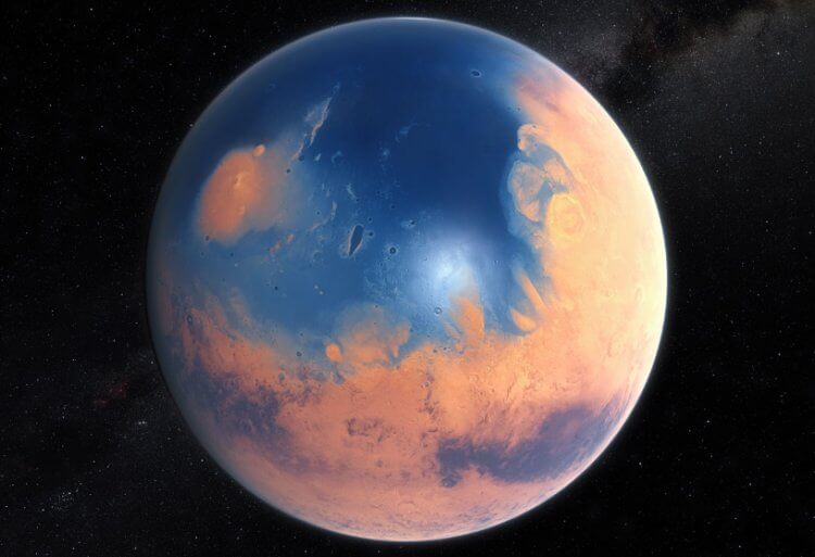 Жидкая вода и жизнь на Марсе. Сомнений в том, что на Марсе могла существовать жизнь, становится все меньше. Фото.