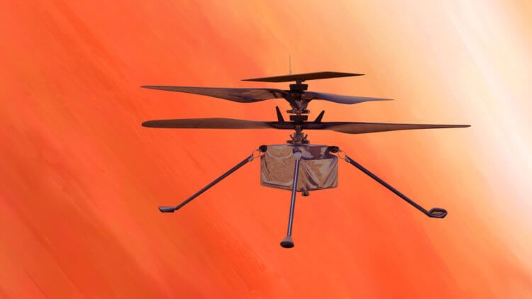 Когда реальность становится фантастикой. Роботизированный беспилотный вертолёт поможет Настойчивости в поисках жизни. Фото.