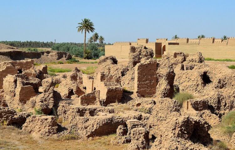 Как был разрушен Вавилон. Руины Вавилона. Фото.
