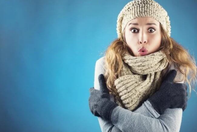 Почему люди дрожат от холода? Фото.