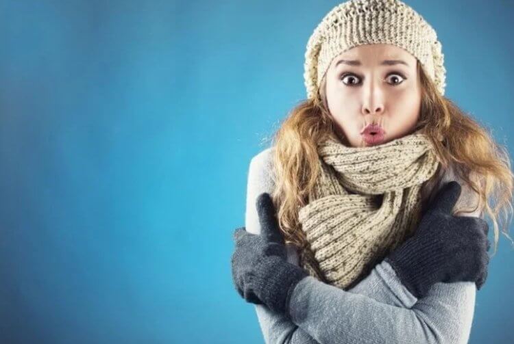 Почему люди дрожат от холода? Когда тело замерзает, человек начинает дрожать. Фото.