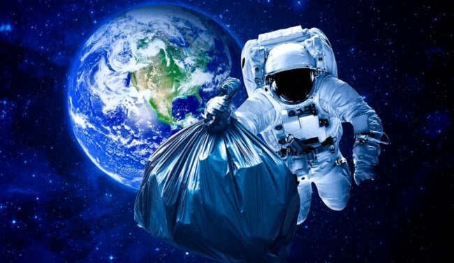 Сколько на МКС мусора и как космонавты его выбрасывают. Фото.
