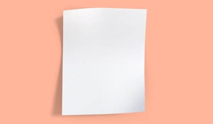 Белая бумага картинка
