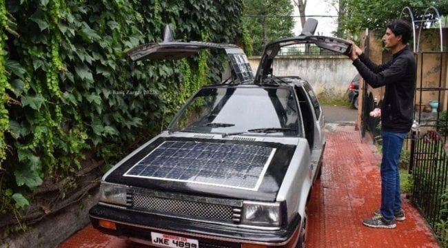 Индиец создал электромобиль своими руками. Чем он лучше серийных моделей? Фото.
