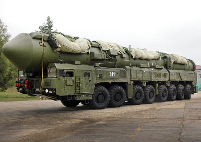 Ракетный комплекс РС-24 “Ярс” — основа ядерной триады России. Фото.