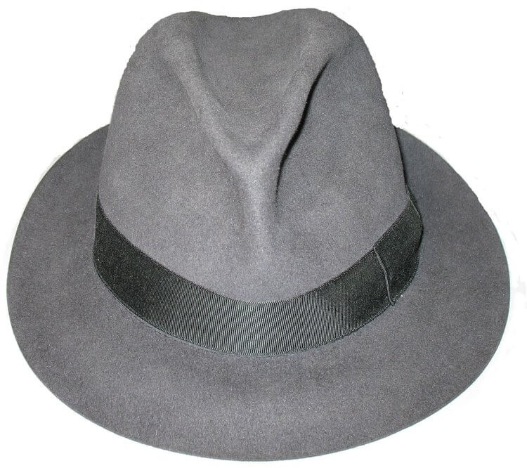 Какие шляпы были в моде в XX веке. Мужская шляпа-федора. Фото.