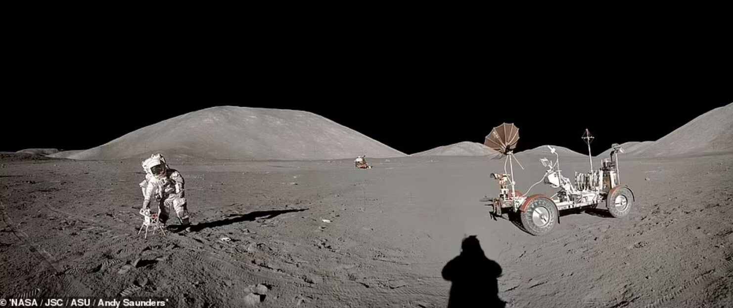 Фотографии первого полета на Луну улучшены — на них видно то, чего вы не замечали