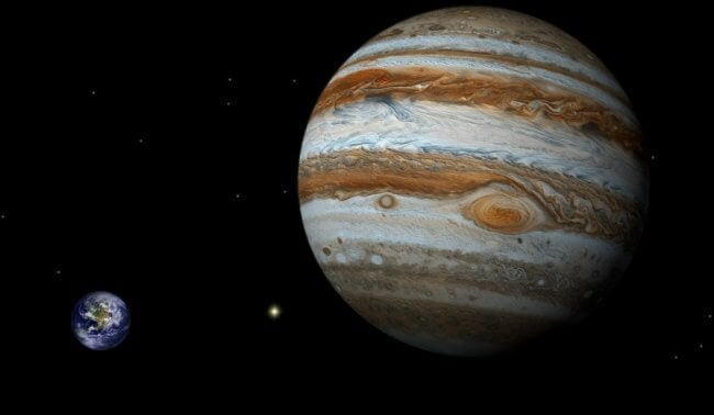 Как увидеть рекордное сближение Юпитера с Землей 26 сентября. Фото.
