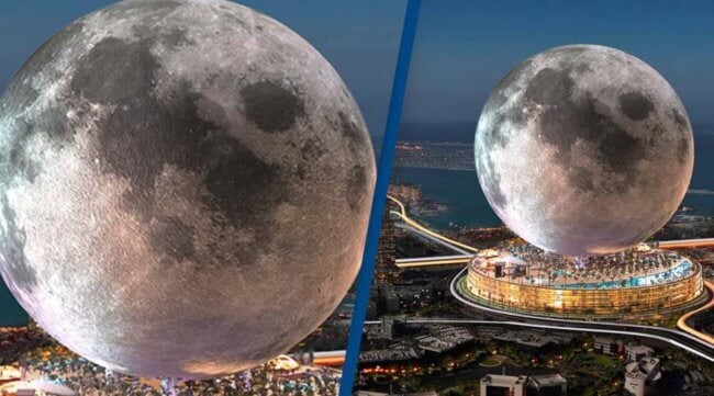 В Дубае построят копию Луны для самого дешевого «космического туризма». Фото.