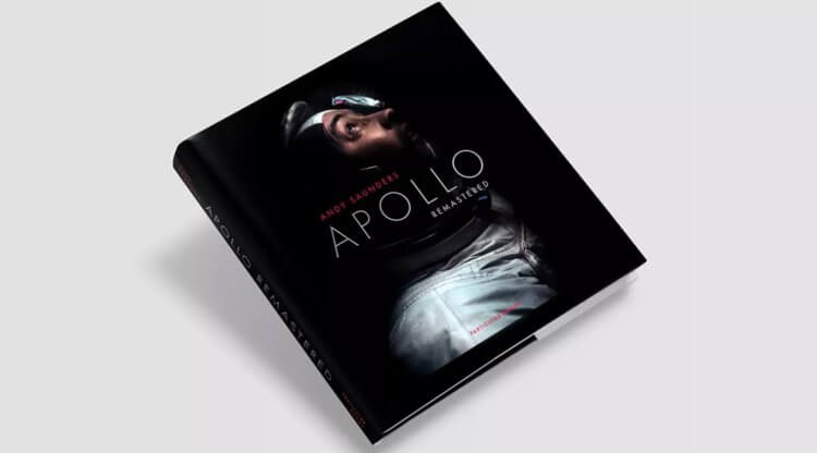 Улучшение старых фотографий. Обложка книги «Apollo Remastered». Фото.
