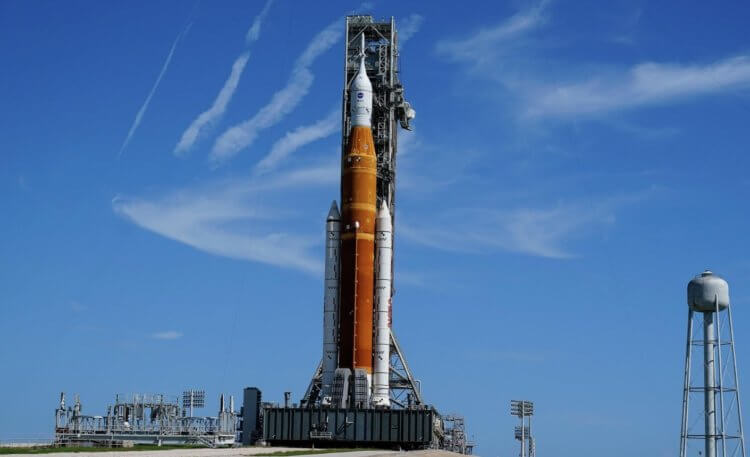 Запуск «Артемида-1» 3 сентября. Запуск Space Launch System (SLS) запланирован на 3 сентября. Фото.
