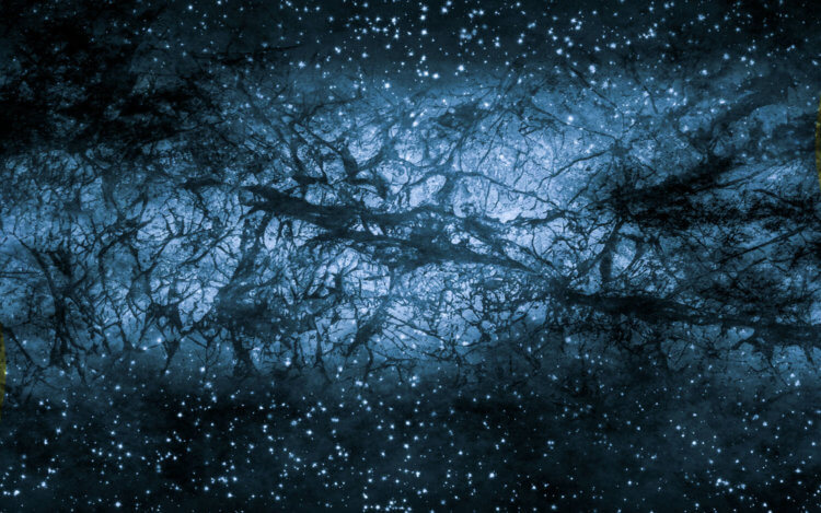 Поиски невидимой материи. Возможно темная материя не существует. Фото.