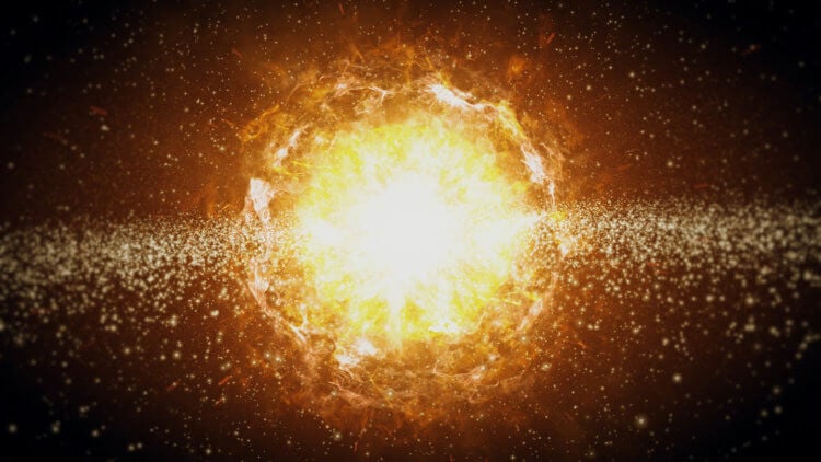 Ученые зафиксировали самый мощный космический взрыв со времен Большого взрыва. Ученые обнаружили космический взрыв, аномально высокой мощности. Фото.