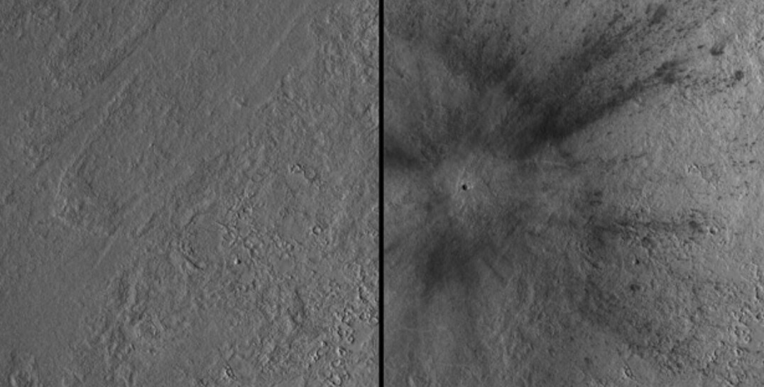 mars meteorite 2 lt;pgt;В 2021 году посадочный модуль InSight зафиксировал на Марсе землетрясение. Толчки на Красной планете происходят регулярно, но этот был особенным - датчики показали, что оно произошло где-то на поверхности. Недавно причина этого явления наконец-то была раскрыта. Оказалось, что год назад на Марс упал большой метеорит и вызвал сильный грохот, который и был записан исследовательским аппаратом NASA. По словам ученых, в результате столкновения образовался самый крупный кратер за всю историю наблюдений - на планете есть ударные образования побольше, однако они возникли во времена, когда ученые не настолько тщательно изучали Марс. Но это еще не все, потому что упавший метеорит позволил ученым совершить несколько важных для науки открытий.
