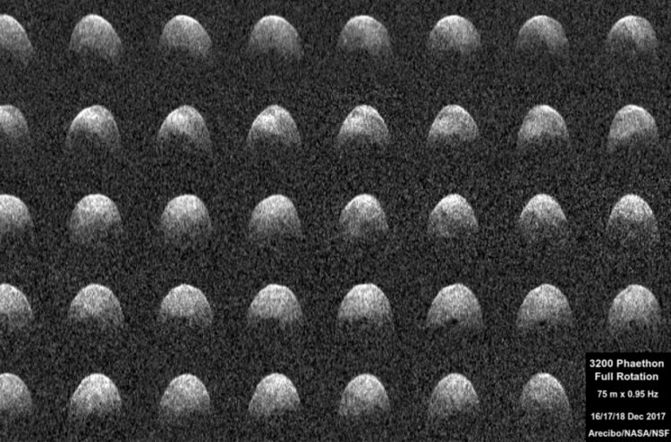 Тайна астероида Фаэтон. Снимки астероида Фаэтон, сделанные в 2017 году. Фото.