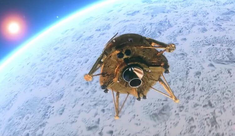 Задача космического корабля Beresheet 2. Примерный внешний вид аппарата Beresheet 2. Фото.