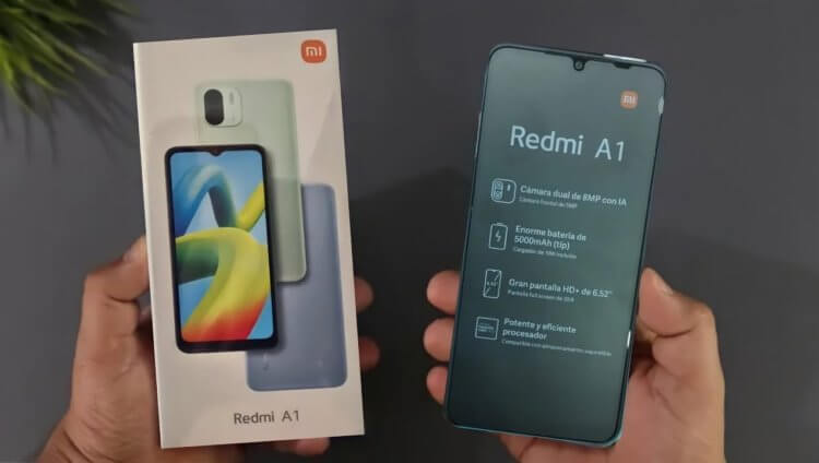 Самый дешёвый смартфон Xiaomi. Redmi A1 — самый дешёвый смартфон Xiaomi. Фото.