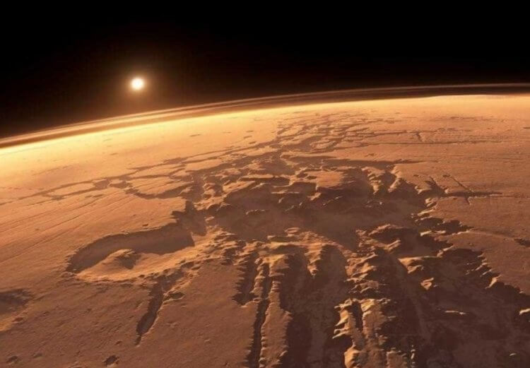 Существует ли вода на Марсе. Рельеф льдов на Марсе говорит о том, что под ними есть жидкая вода. Фото.