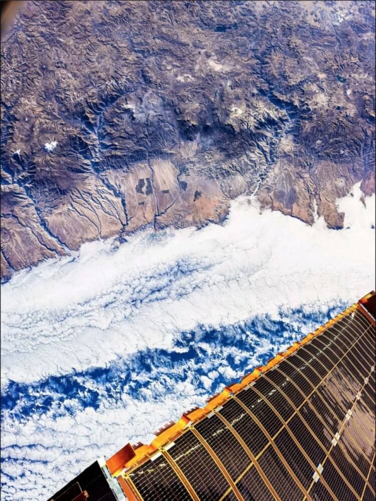 Старые снимки Земли из космоса. Побережье Перу из космоса. Фото.