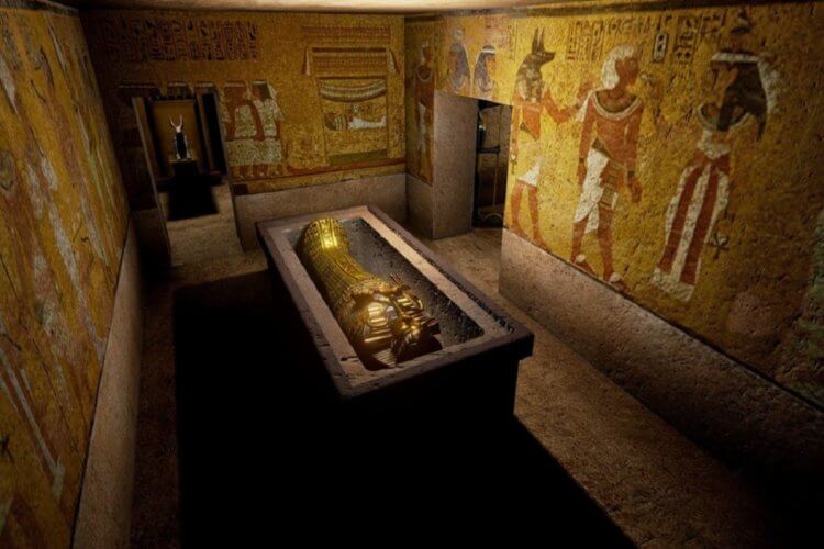 Череда загадочных смертей. Гробница Тутанхамона состоит из небольших помещений и прохода. Фото.