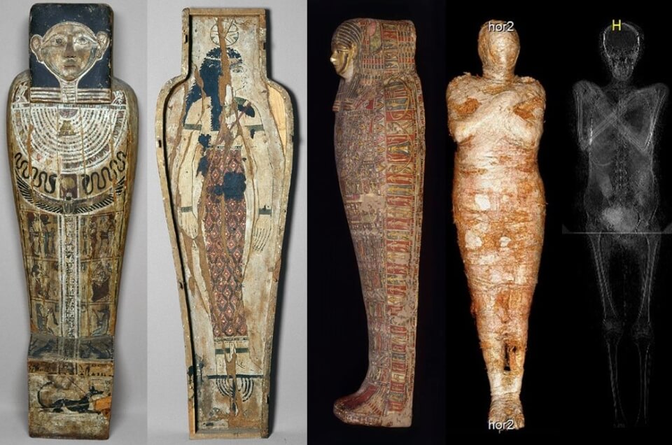 Sarkovag lt;pgt;Многие люди воспринимают мумии как некие музейные диковинки, древнеегипетские артефакты. С одной стороны, так и есть, но не стоит забывать, что это также останки людей, пусть и живших тысячи лет назад. Когда-то они, как и мы, радовались и огорчались, ежедневно занимались какими-то своими делами, любили и о чем-то мечтали. Чтобы напомнить об этом, польские ученые решили реконструировать внешность “Таинственной дамы”, мумии, которая веками сбивала с толку археологов, пытавшихся установить ее личность. Восстановление внешности стало возможным только сейчас благодаря современным технологиям, которые позволяют без вредя для самой мумии заглянуть под повязки и изучить все ее анатомические особенности.