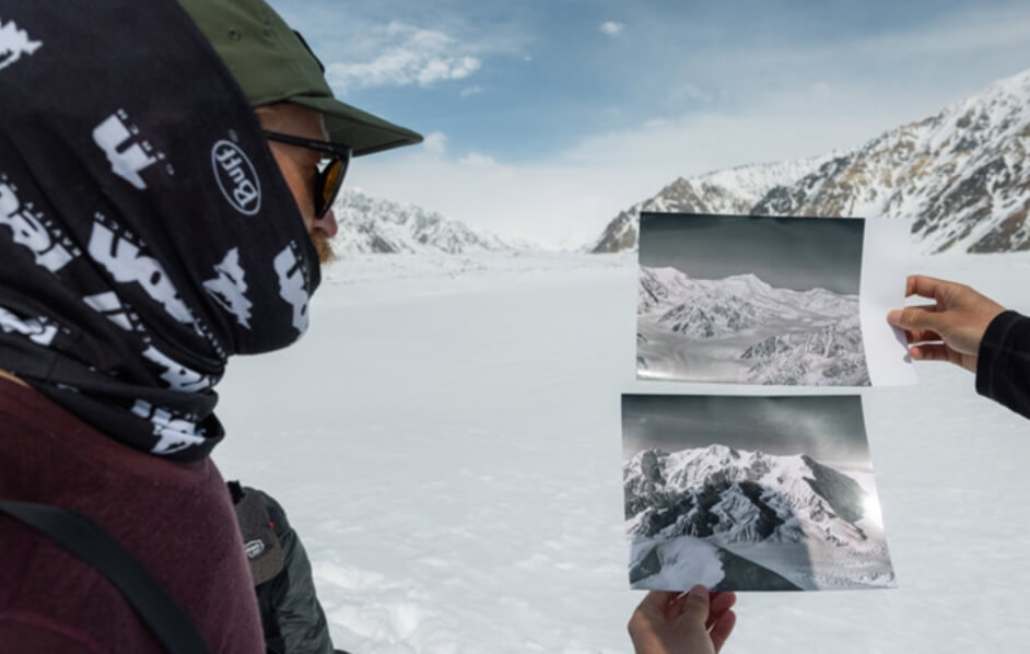 В горах Канады найден тайник альпиниста с историческими фотографиями