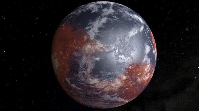 Марс мог стать более пригодным для жизни местом, чем Земля. Фото.
