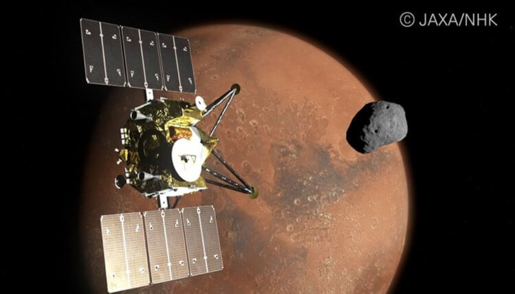 Как образовались линии на Фобосе. Примерный внешний вид Martian Moons Exploration (MMX). Фото.